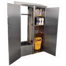 Advance Tabco 9-OPC-84DL 50"L 430 Stainless Steel Double Hinged Doors Cabinet with Mop Sink