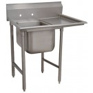 Advance Tabco 9-1-24-18R 40"L Right-Hand Drainboard Regaline Sink
