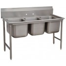 Advance Tabco 9-43-72 86"L 18 Gauge Super Saver Regaline Sink