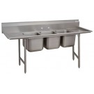 Advance Tabco 9-23-60-18RL 103"L Super Saver Deep Drawn Regaline Sink