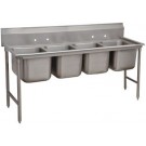 Advance Tabco 9-4-72 81"L 18 Gauge Super Saver Regaline Sink