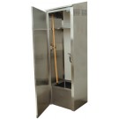 Advance Tabco 9-OPC-84 430 Stainless Steel Left Hinged Door Cabinet with Mop Sink