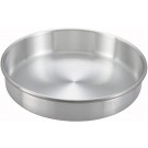 Winco ACP-102 Aluminum 10" x 2" Layer Cake Pan