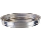 Winco APZK-0815 8"x1.5" Stackable Aluminum Pizza Pan