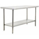 Omcan 19137 EL Series 24" x 36" All Stainless Steel Worktable