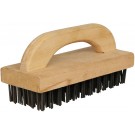Winco BR-9 Butcher Block Brush with Steel Bristles