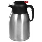 Winco CF-2.0 2L Stainless Steel Lined Insulated Carafe