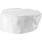 Winco CHPB-3WX Extra Large White Ventilated Pillbox Hat