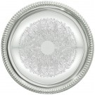 Winco CMT-14 Round Chrome-Plated 14" Serving Tray