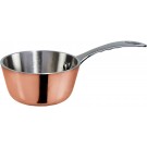 Winco DCSC-3C 5 Oz. Copper Plated Mini 3" Saucier