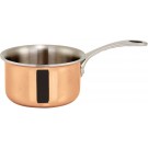 Winco DCSP-3C 11 Oz. Copper Plated Mini 3.5" sauce pan