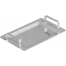 Winco DDSH-102S Stainless Steel 8-1/2"L x 5-1/4"W Mini Serving Platter with Handle