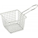 Winco FBM-443S Square 4 x 4 x 3 Mini Serving Basket