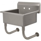 Advance Tabco FC-WM-2219 23"L 10" Deep 16 Gauge Manual Operated Hand Sink