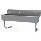 Advance Tabco FC-WM-60 60"L 8" Deep 16 Gauge Manual Operated Multiwash Hand Sink