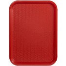 Winco FFT-1216R Red  12" x 16" High Quality Plastic Cafeteria Tray