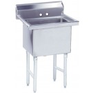 Advance Tabco FS-1-3624 No Drain 1-Compartment Fabricated NSF Sink