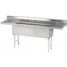 Advance Tabco FS-3-1620-36RL 2-Drain 3-Compartment Fabricated NSF Sink