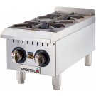 Winco GHP-2 Spectrum Gas 2 Open Burner Hot Plate