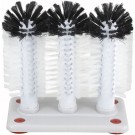 Winco GWB-3 3 Glass Brushes with Plastic Base