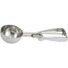 Winco ISS-8 8 Scoop Size Stainless Steel Squeeze Disher/Portioner