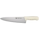 Winco KWP-100 STAL 10" White Polypropylene Handle Cook's Knife