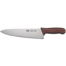 Winco KWP-100N STAL 10" Brown Polypropylene Handle Cook's Knife