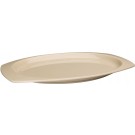 Winco MMPT-1510 Tan 15" x 10-5/8" Melamine Rectangular Platters