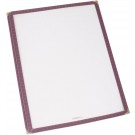 Winco PMC-14U Single 9-3/8" x 14-7/8" Burgundy Menu Cover