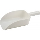 Winco PS-64 White 64oz Plastic Scoop