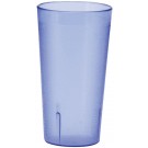 Winco PTP-20B Blue 20oz Pebbled Tumblers