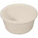 Winco RFM-3B Bone 3oz Fluted Ramekins