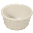 Winco RFM-4B Bone 4oz Fluted Ramekins