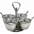 Winco RS-4 4 Units Relish Server