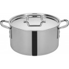 Winco TGSP-12 TRI-GEN 12 Quart 12" Diameter Tri-Ply Stock Pot with Cover