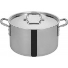 Winco TGSP-16 TRI-GEN 16 Quart 12-1/2" DiameterTri-Ply Stock Pot with Cover