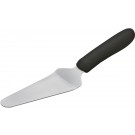 Winco TKP-51 Black Polypropylene Handle 4-5/8" x 2-3/8" Blade Pie Server with Offset