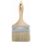 Winco WBR-40 Boar Bristle 4" Wide Pastry Brush