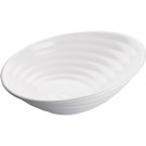 Winco WDM003-203 White 6 pcs/case16" Diameter Melamine Angle Bowl