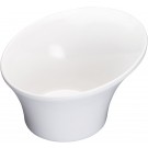 Winco WDM004-202 White 24 pcs/case 7-1/4" Diameter Melamine Angle Bowl