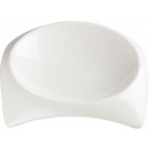 Winco WDP005-101 CARZOLA Bright White 36 pcs/case 6-1/4" Square (5-1/2" Dia) Porcelain Square Deep Bowl
