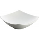 Winco WDP013-101 Durable White 12 pcs/case 8-1/4" Square Porcelain Square Deep Bowl