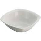 Winco WDP020-101 Bright White 36 pcs/case 5-1/2" Porcelain Square Bowl