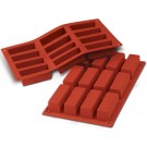 Silikomart SF026 12 pcs 2.37 oz. Cake Silicone Mold