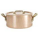 de Buyer 6447.16 6.25"Dia. Vip Stew Pan with Handles & Lid