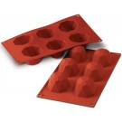 Silikomart SF049 6pcs 3.11 oz. Diamond Silicone Mold