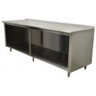 Advance Tabco EF-SS-248 96"W x 24"D Open Base 1.5" Backsplash Work Table