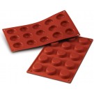 Silikomart SF043 15pcs 0.68 oz. Flan Silicone Tray