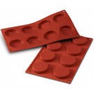 Silikomart SF029 8pcs 1.18 oz. Florentine Silicone Mold