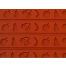 Silikomart Relief8 1.13"H Fruit Relief Silicone Mat
